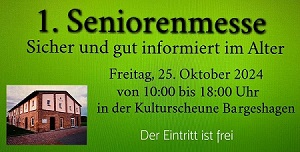 Sicher und gut informiert im Alter!
- Der Eintritt ist frei -